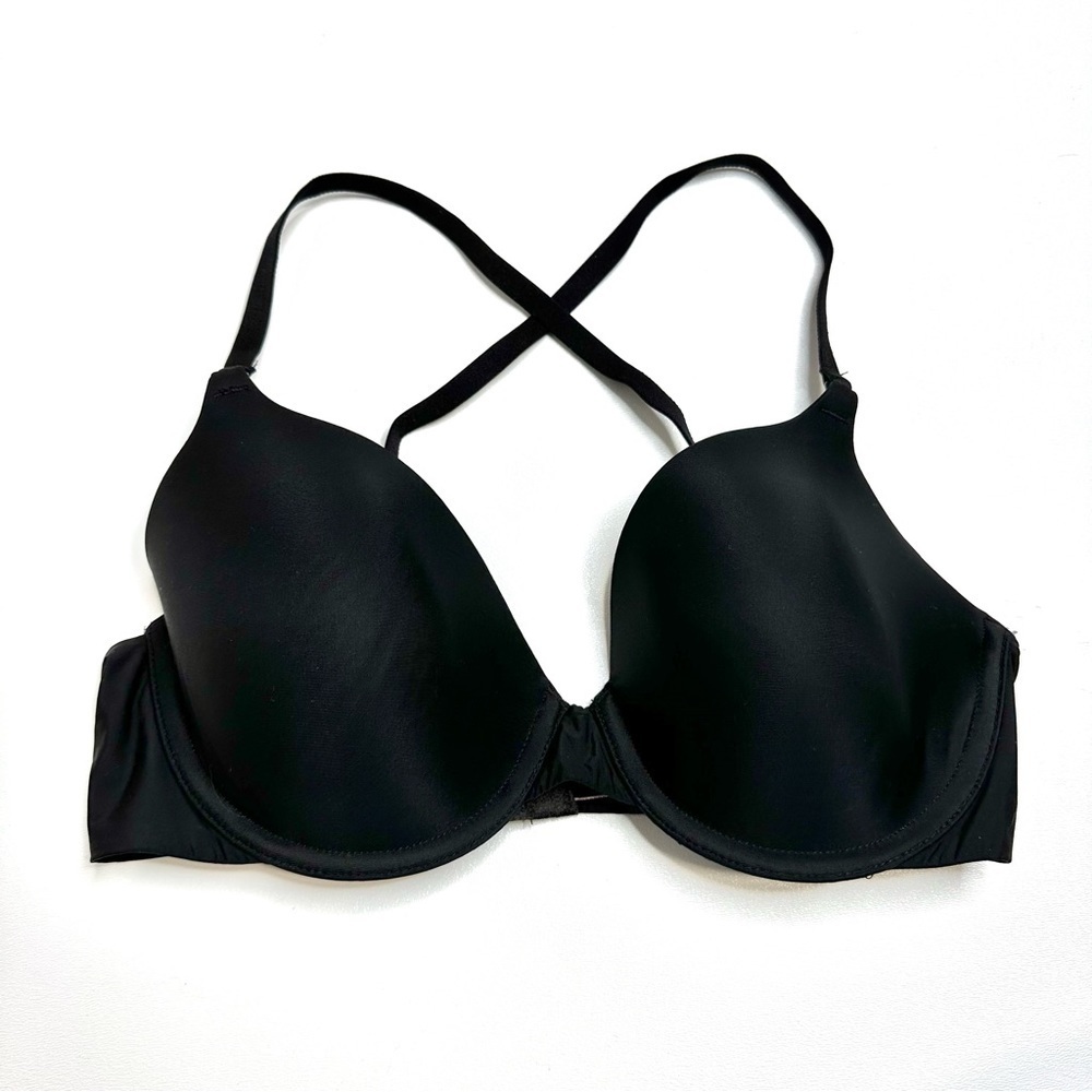 Victoria’s Secret Perfect Coverage Lightly Lined Multi-Way Bra Black Size 34C